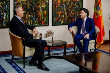 Dritan Abazović - Radoje Žugić, guverner Centralne banke CG