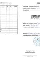 Путни налог Давор Вуциновиц 20.06-26.06 