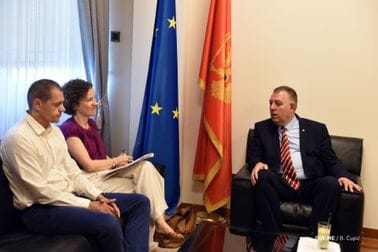 Zoran Miljanić - Dominik Vag, šefica Misije OEBS-a u Crnoj Gori