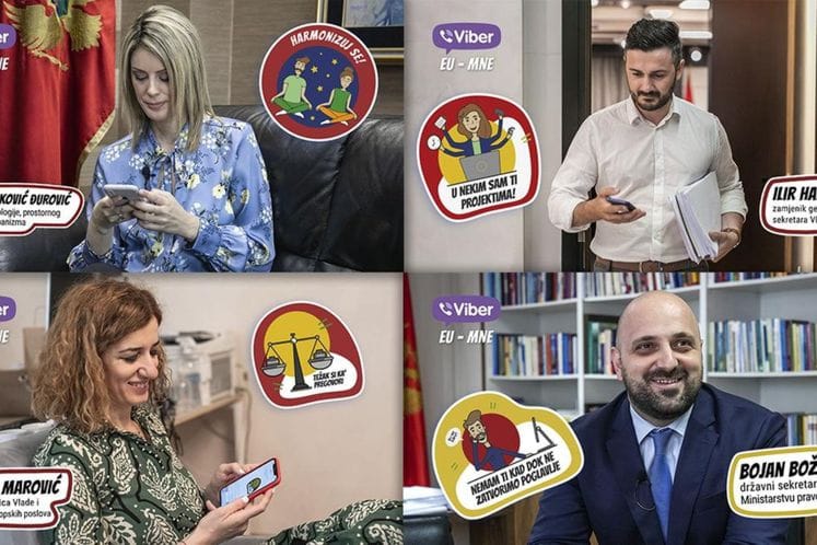 Kampanja za promociju Viber stikera
