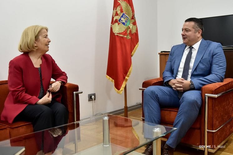 Vuksanović meets Ambsassador of Turkey to Montenegro