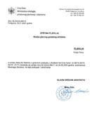 Obavještenja - Saglasnosti glavnog državnog arhitekte - 05.07.2022. - Obavještenje - Miodrag Zarubica Šavnik - Opština Šavnik