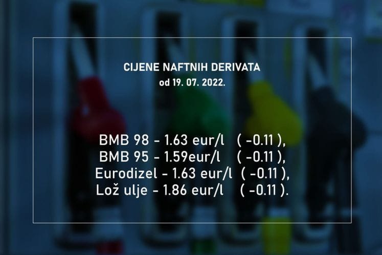 Cijene goriva 19.07.