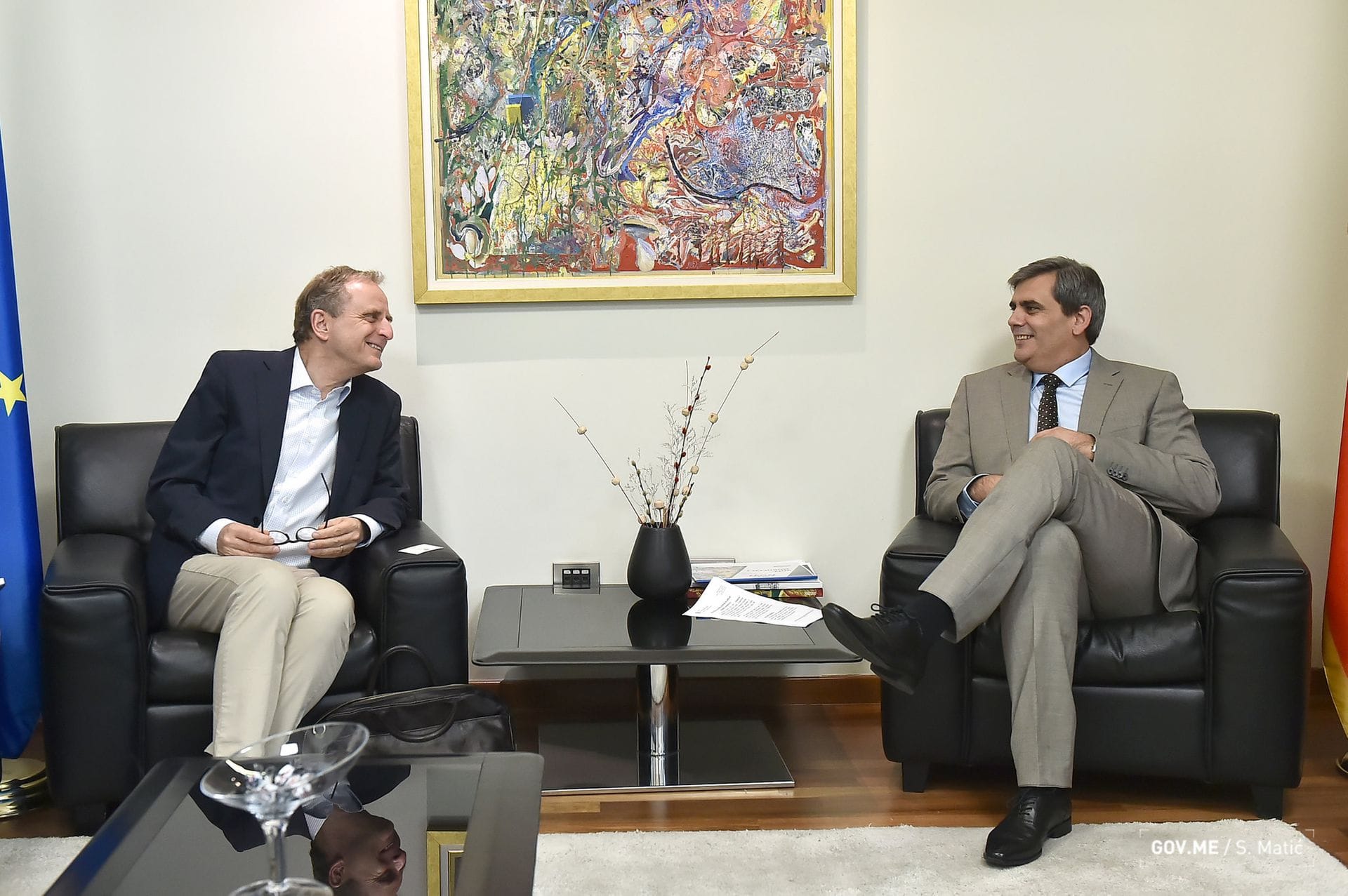 DPM Ibrahimović Meets Dutch Ambassador Joost Reintjes