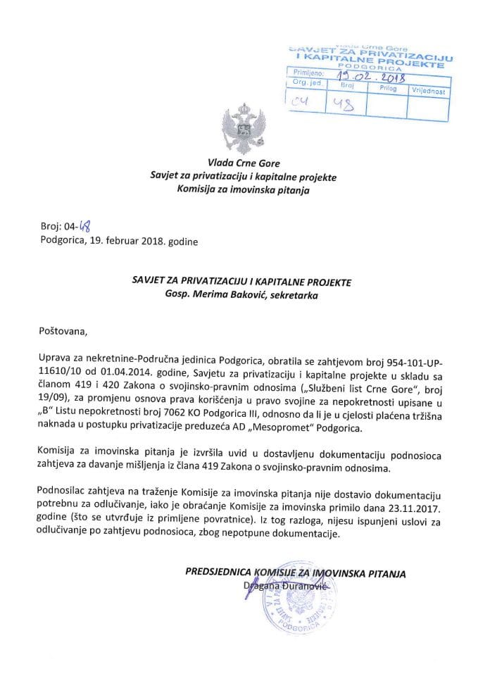 AD „Mesopromet“ Podgorica