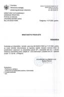 Izdati urbanističko tehnički uslovi 08-332-22-4184-5 MINISTARSTVO PROSVJETE