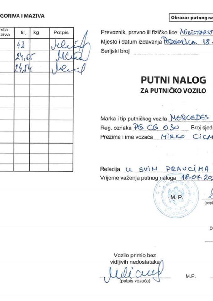 Putni nalog Mirko Cicmil 18 07-24 07