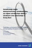Istraživanje među domaćinstvima i preduzećima, sa ciljem utvrđivanja obima i strukture sive ekonomije u Crnoj Gori