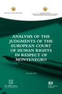 Analysis of the Judgments of the European Court of Human Rights In Respect of Montenegro