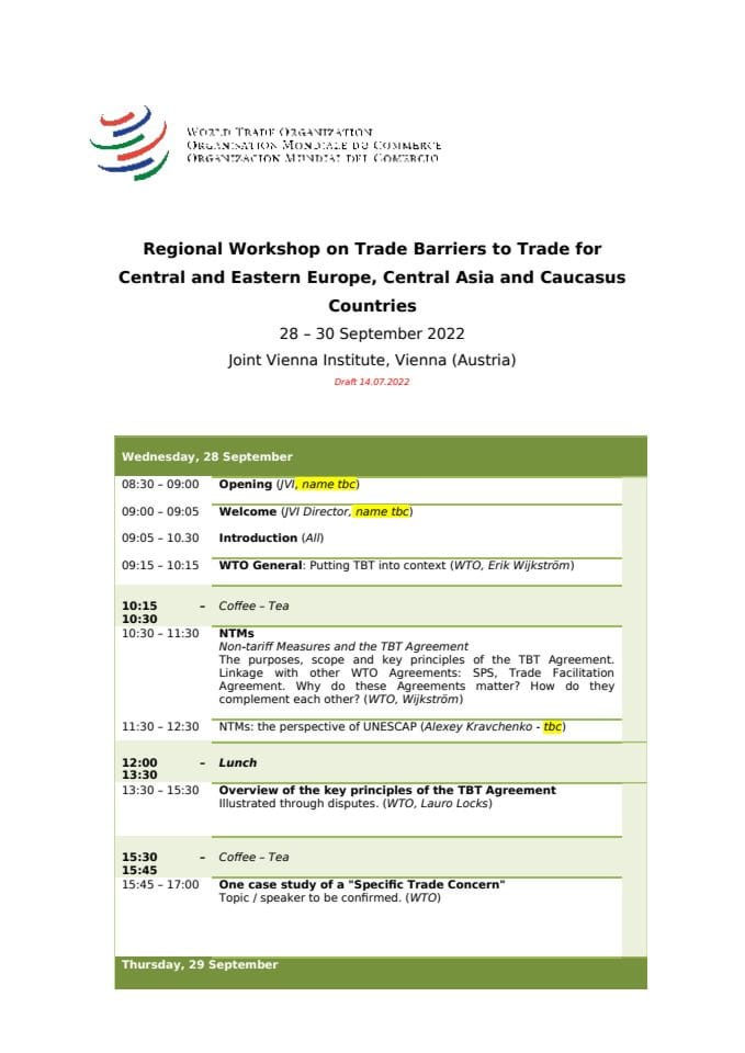 Programme - JVI Vienna Regional WorkshopTBT _CEECAC 28_30 Sept 2022 (draft 14 July 22).cleaned