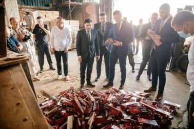 Realizivana akcija UPC i MUP, Abazović: Spaljeno 1.500 paketa zaplijenjenih cigareta