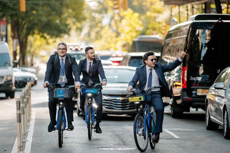 Abazović biciklom stigao u sjedište UN-a