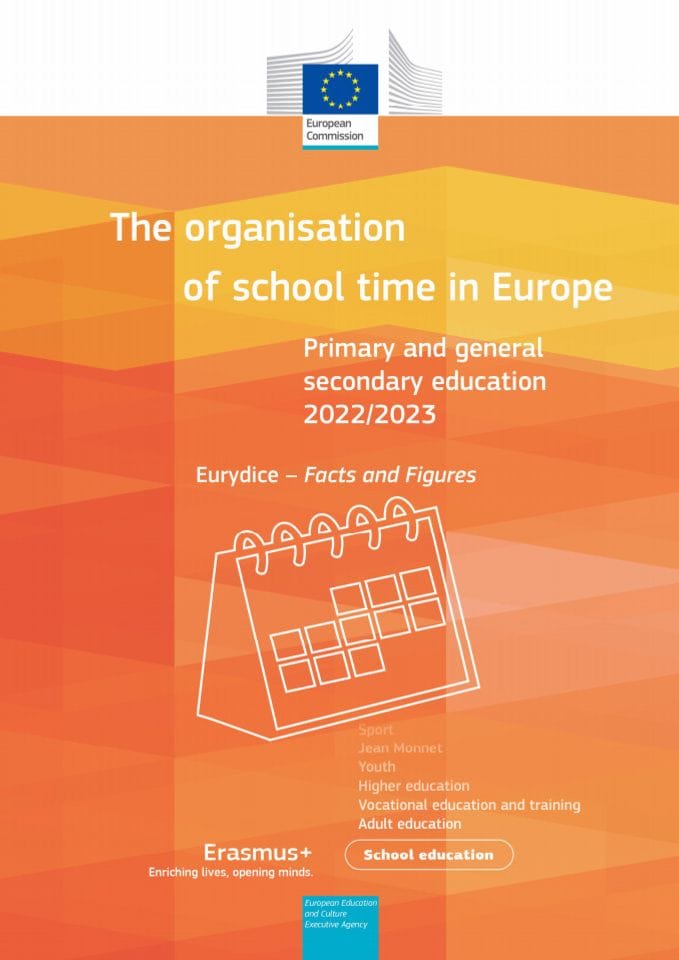 The organisation of school time in Europe 20222023