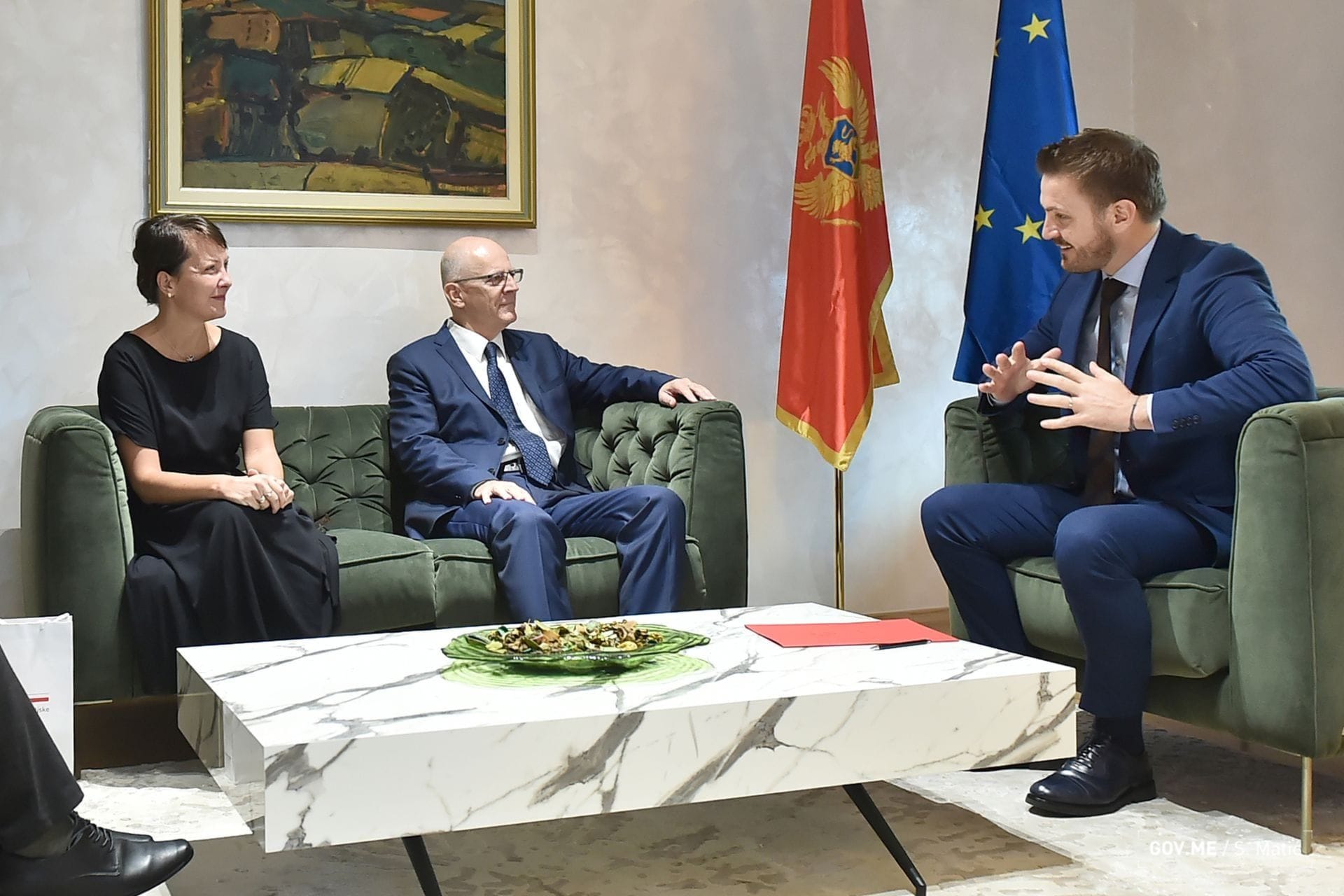 Ministar Dukaj i ambasador Dmohovski