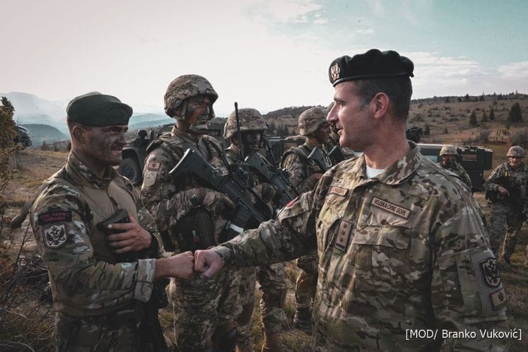 Prikazom sposobnosti okončana zajednička obuka pripadnika britanskih i crnogorskih kopnenih snaga