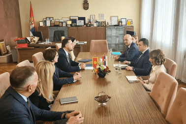 Ministar Đurović sa ministrom Memićem