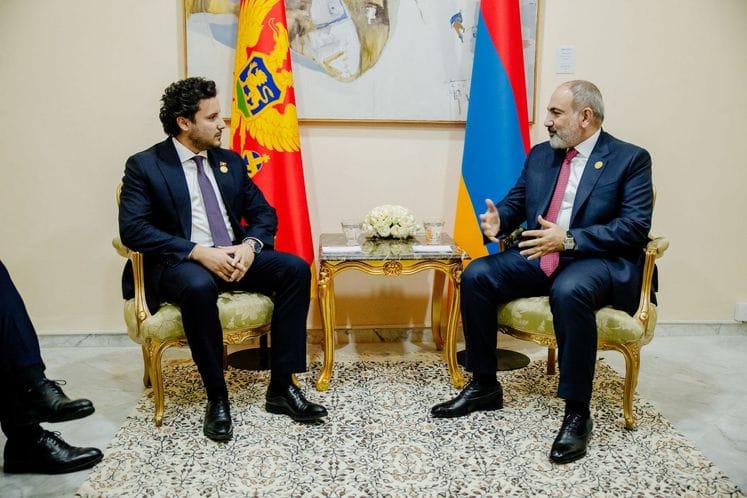 Abazović sa premijerom Jermenije