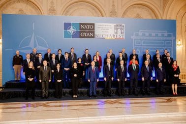 Dritan Abazović - sastanak zemalja članica NATO-a u Bukureštu