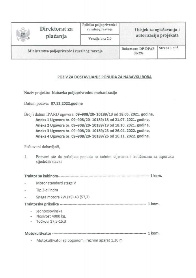 Poziv za dostavljanje ponuda Stijepović Dragana (2)