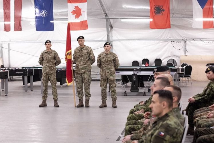 Deveti kontingent VCG preuzeo dužnost u Letoniji