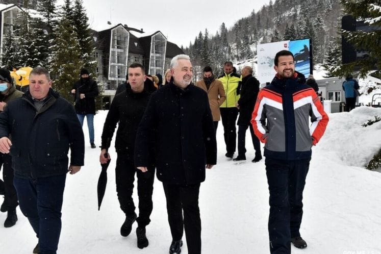 Saopštenje: Direktor Lučić u Kolašinu na svečanom otvaranju žičare K7