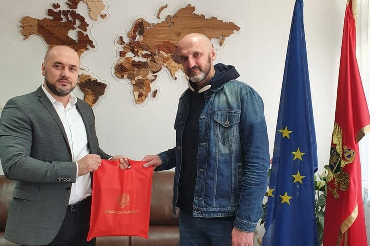 Direktor Uprave za saradnju sa dijasporom-iseljenicima Seid Hadžić primio Srđana Radulovića