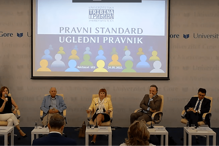 Učešće Zastupnice Crne Gore pred Evropskim sudom za ljudska prava na javnoj tribini Univerziteta Crne Gore „Pravni standard – ugledni pravnik“