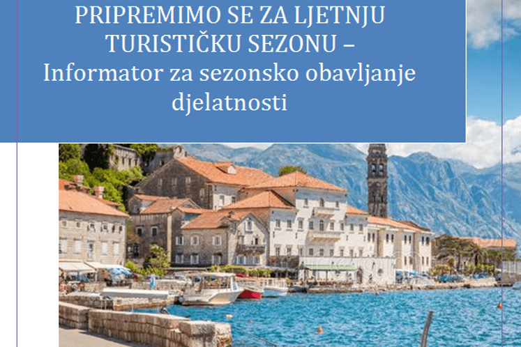 PRIPREMIMO SE ZA LJETNJU TURISTIČKU SEZONU – Informator za sezonsko obavljanje djelatnosti