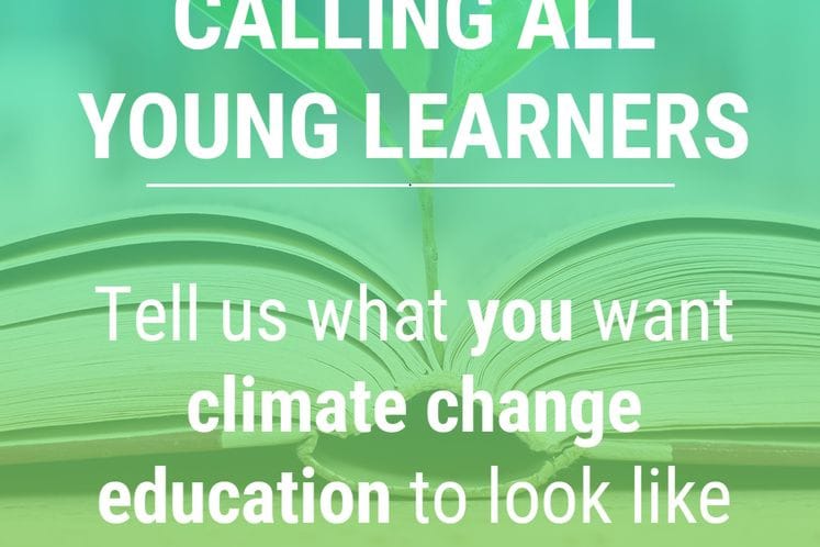 Poziv za mlade za učešće u UNESCO-voj anketi: Iskustva i vizije mladih o obrazovanju o klimatskim promjenama