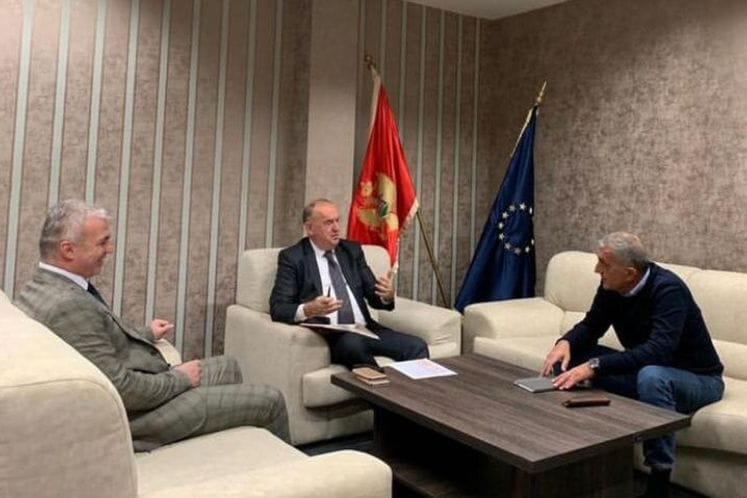 Ministar Lalošević primio novoizabranog predsjednika Stonoteniskog saveza Crne Gore, Mladena Bojanića