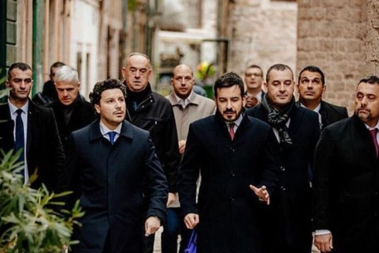 Lalošević u okviru delegacije premijera Crne Gore, Dritana Abazovića, u posjeti Kotoru