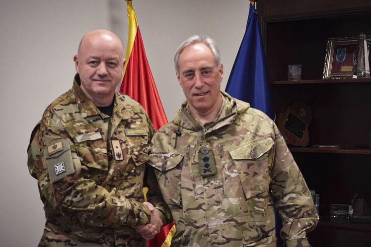 General Lazarević sa DSACEUR-om: VCG kredibilan dio NATO