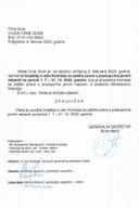 Izvještaj o radu Komisije za zaštitu prava u postupcima javnih nabavki za period 1.7. - 31. 12. 2022. godine (bez rasprave) - zaključci