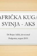 Афричка куга свиња - презентација за ветеринаре (1)