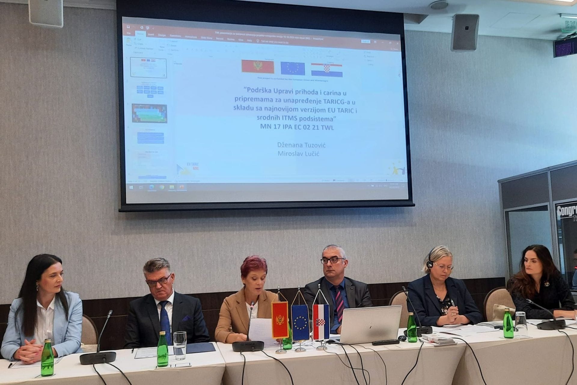 Završna konferencija  projekta ” Podrška Upravi prihoda i carina u pripremi za nadogradnju sistema TARICG- a na najnoviju verziju EU TARIC- a i srodnih ITMS podsistema”,
