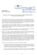Informacija Javnog preduzeća za upravljanje morskim dobrom o davanju saglasnosti za sprovođenje hitnog postupka javne nabavke trajekata i prateće opreme za funkcionisanje istih