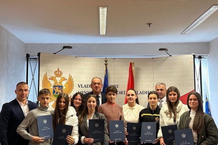 Lalošević ugostio mlade perspektivne sportiste iz Karate, Ju-jitsu i Taekwondo saveza Crne Gore