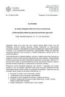Predlog platforme za učešće delegacije Vlade Crne Gore na konferenciji "Antikorupcijske politike kao i garancija nacionalne sigurnosti", Sofija, Republika Bugarska, 20-22. mart 2023. godine