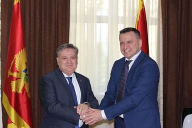 Ministar Miomir Vojinović i ambasador Kristijan Timonije