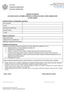 Zahtjev za isplatu inovacije za 2023. godinu