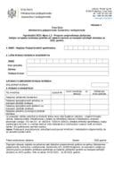 Obrazac za dodjelu sredstava podrške za nabavku opreme za transpotr pčelinjih zajednica za 2023. godinu