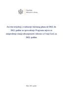 Завршни извјештај о реализацији Акционог плана 2021-2022 за спровођење Програма мјера за унапређење ухрањености и исхране, за 2022. годину