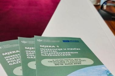 Počinje predstavljanje novog IPARD javnog poziva po opštinama, u petak u Nikšiću, Danilovgradu, Zeti i Tuzima
