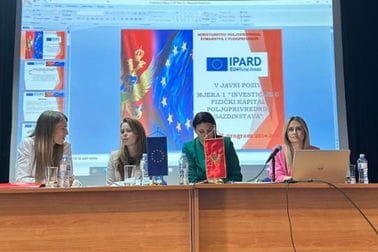 PETI IPARD javni poziv za Mjeru 1 predstavljen u četiri crnogorske opštine: Nikšić, Danilovgrad, Tuzi i Zeta