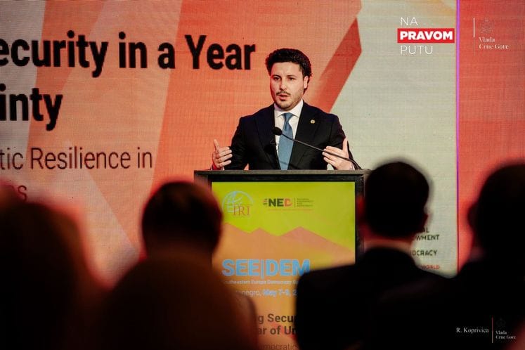 Dritan Abazović - otvaranje SEE / DEM, Budva