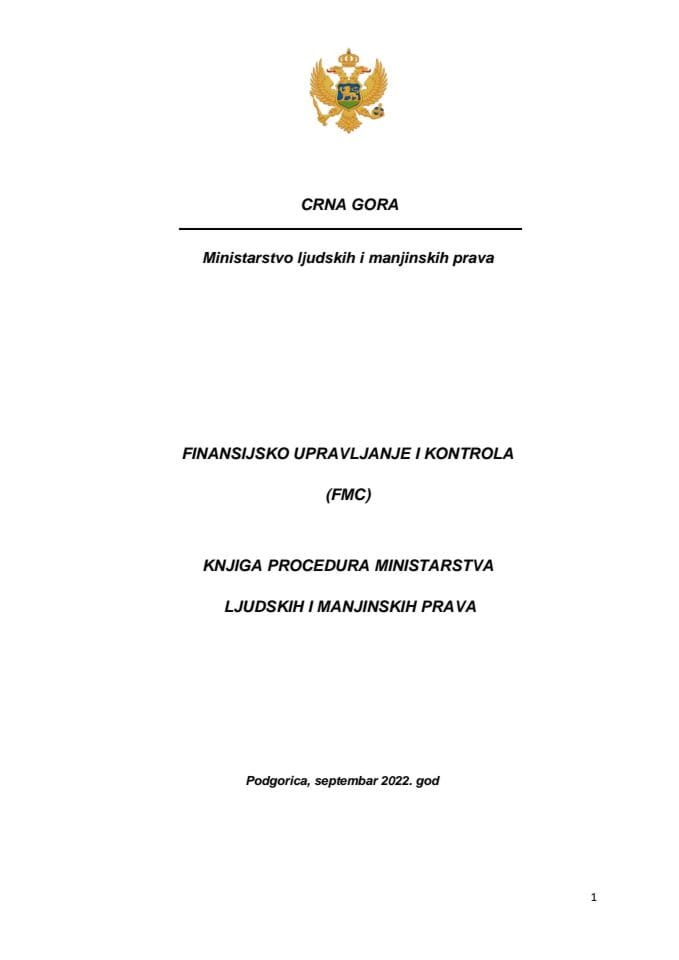 Knjiga internih procedura - MLJMP