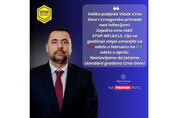 Velika pobjeda Vlade i privrede nad inflacijom