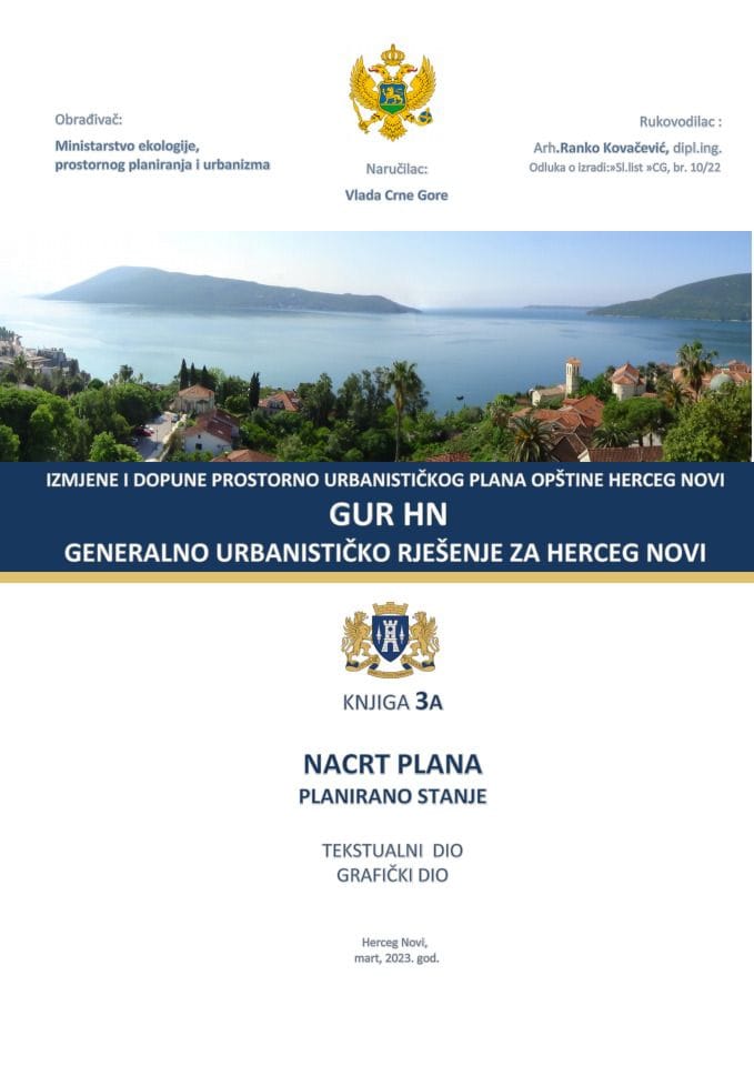 3a - Generalno urbanističko rješenje značajnog lokalnog centra - Herceg Novi