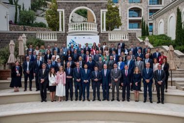Највиши представници ММФ-а и СБ и министри финансија и гувернери бројних земаља у Тивту 