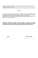 Izjava o dostavljenim dokumentima - UNDP